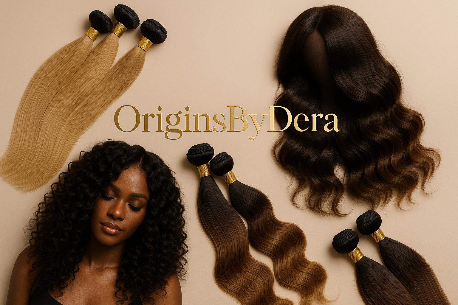 branded originsbydera hair extensions and wigs